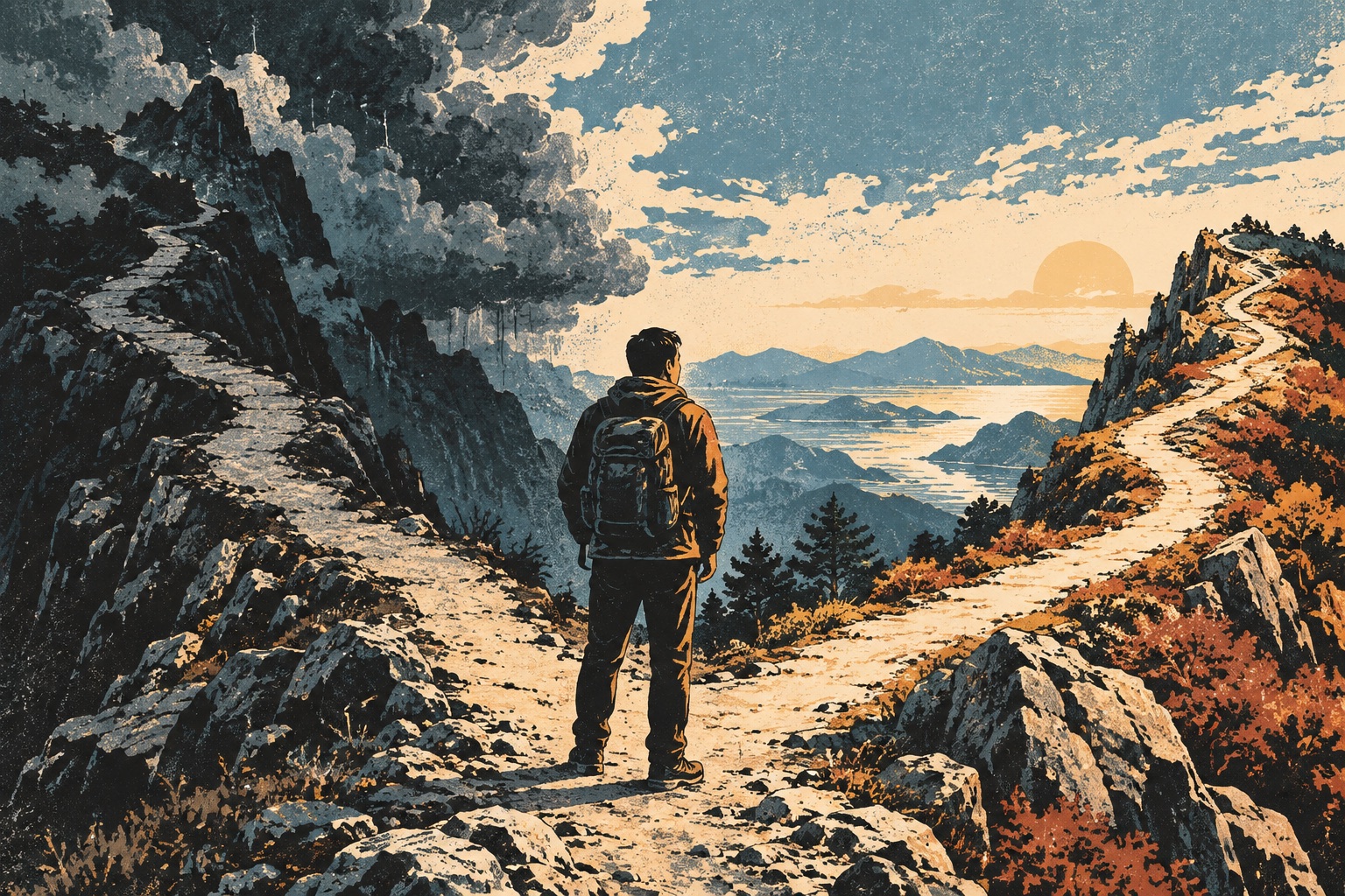 上山后悔，下山也后悔，那我选能看见风景的那种